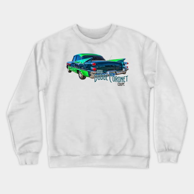 1959 Dodge Coronet Coupe Crewneck Sweatshirt by Gestalt Imagery